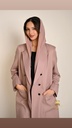 عباية بليزر مودرن بلون وردي