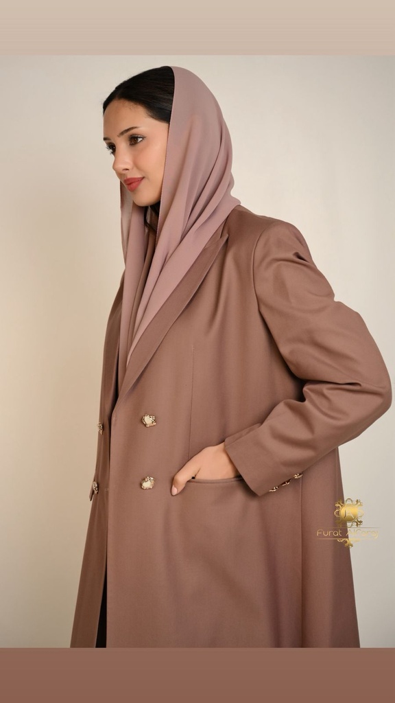 عباية بليزر بنية