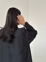 قماش الكريب الاسود بتدخيله من قماش الجاكار المشجر