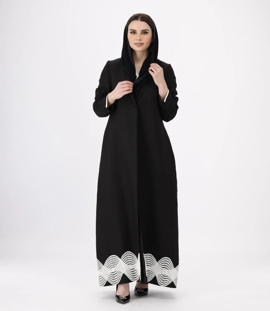 عباية بليز بلمسات الابيض (50, S)