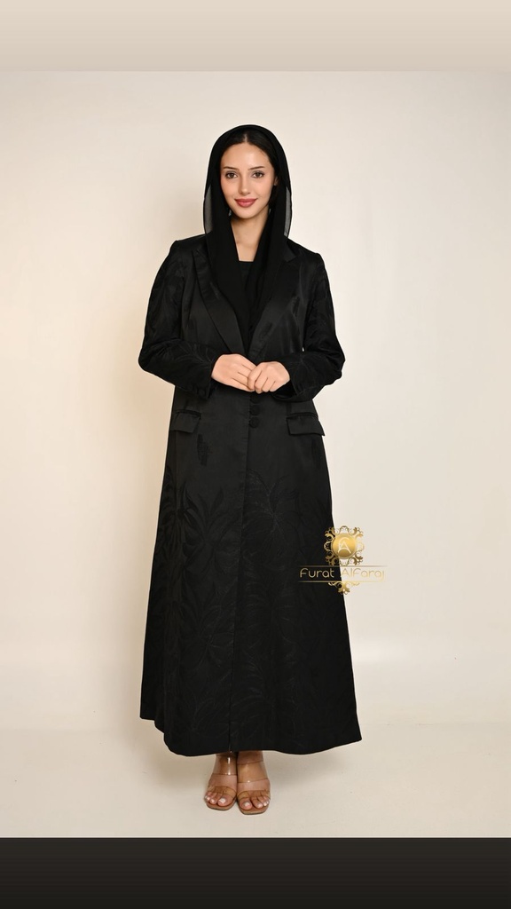 عباية بليزر سوداء جاكار