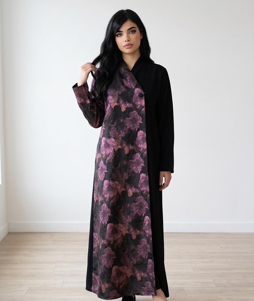 عباية جاكار مع كريب اسود (52)