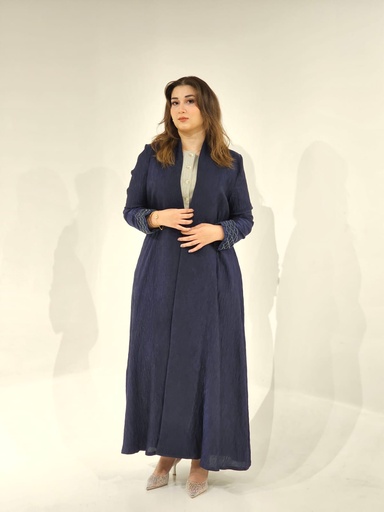 عبايه لمسة كحلية