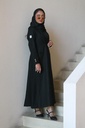 قماش لينن بليزر مع ازرة ذهبيه