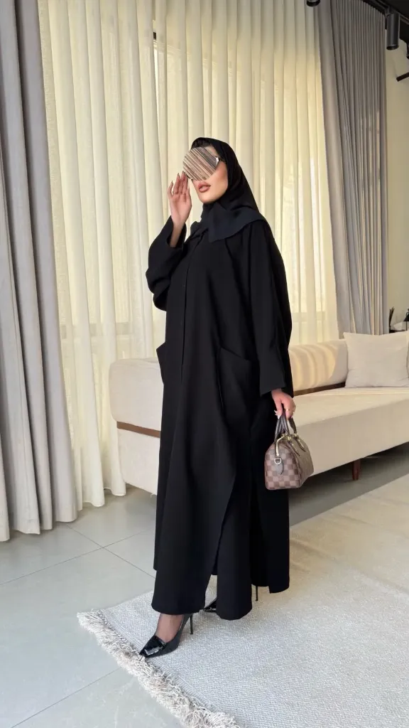 عباية كوبا بفتحات جانبية